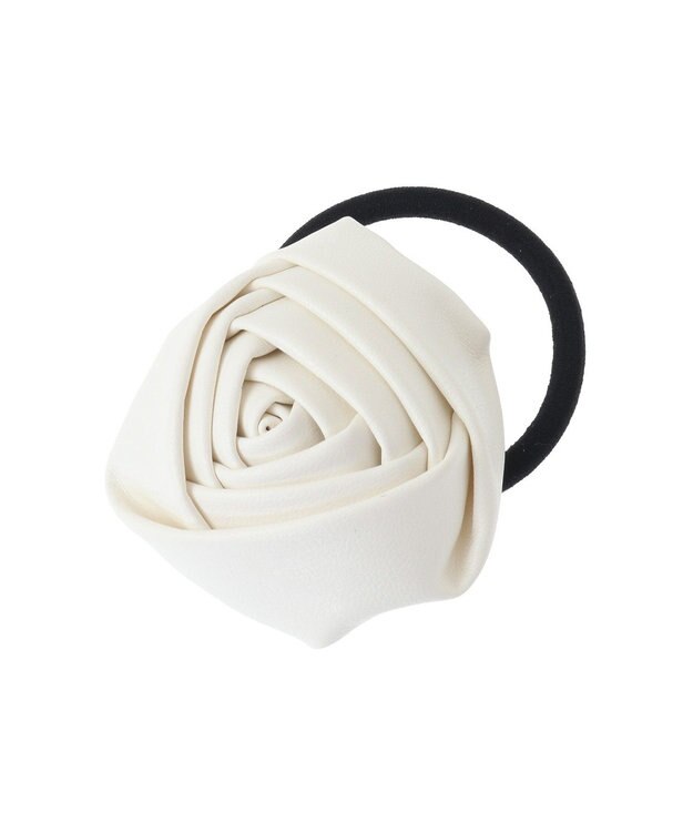 Green Parks ・ＨＡＬＦ　ＴＩＭＥ　フラワーヘアゴム Ivory