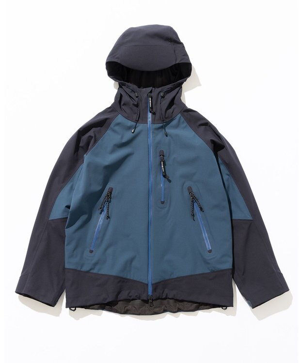 JOSEPH ABBOUD MOUNTAIN 【ストレッチ/撥水/防水素材/イタリア素材/ライナードッキング対応】マウンテンシェル パーカー ネイビー系7