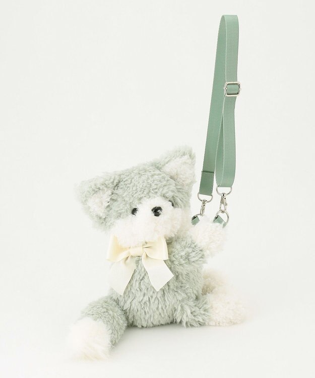 ANY KIDS ぬいぐるみ 抱っこ ポシェット キツネ