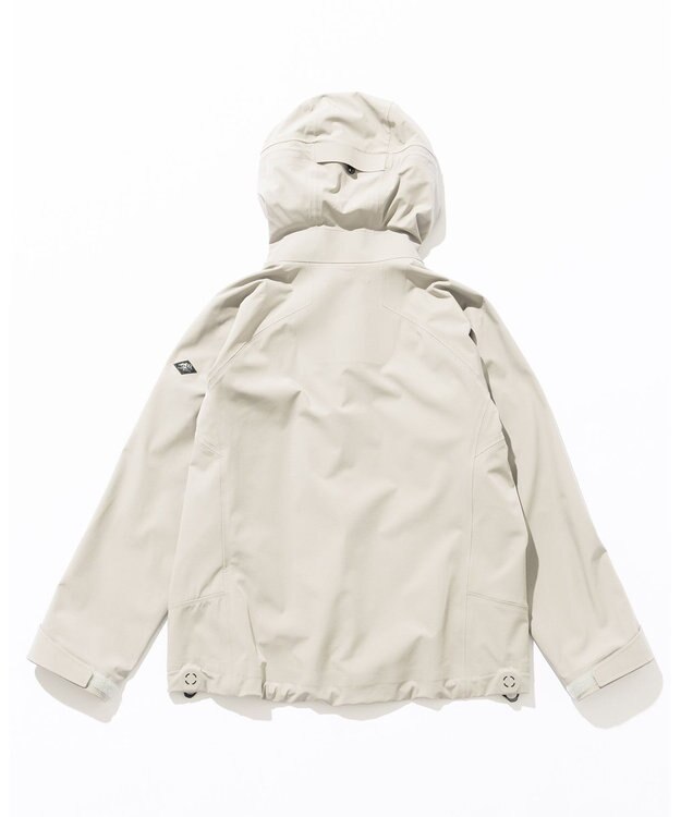 JOSEPH ABBOUD MOUNTAIN 【ストレッチ/撥水/防水素材/イタリア素材/ライナードッキング対応】マウンテンシェル パーカー ライトグレー系