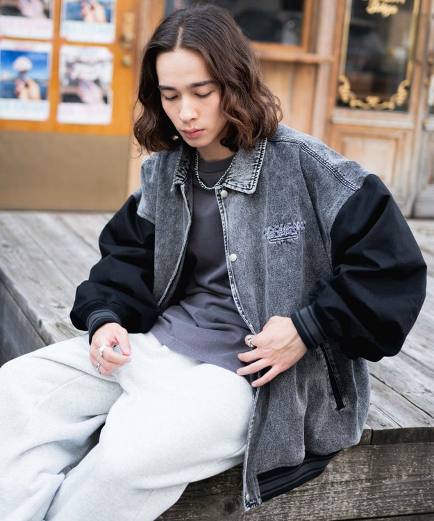 WEGO ヴィンテージスタジャン ブラックその他