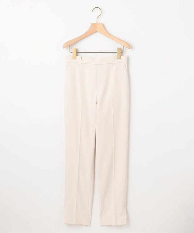 組曲 【WEB限定カラーあり】ウールライクストレッチ イージーパンツ アイボリー系