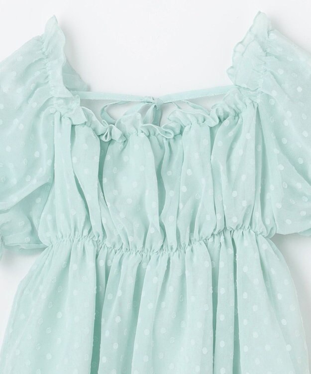 ANY KIDS 【一部店舗/WEB先行販売アイテム】2WAY シアードビーブラウス ミント