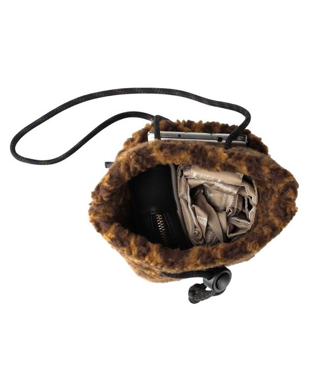 ROOTOTE 1259【モコかわいい】SC.ベビールー.ボア 02：レオパード