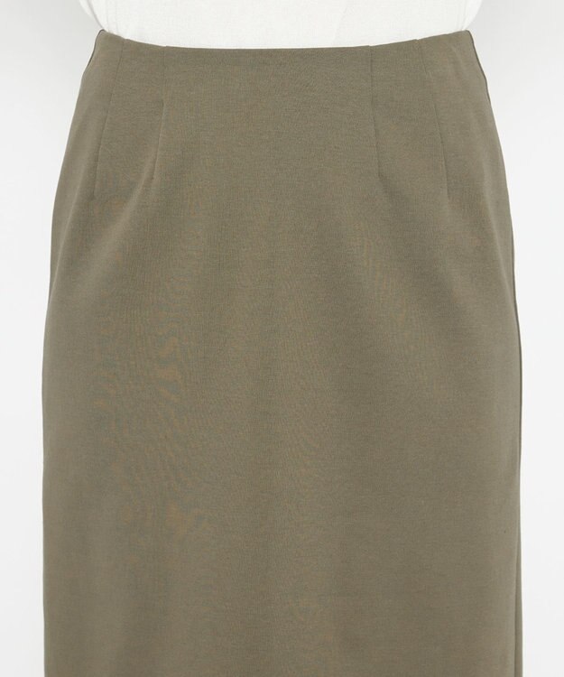 uncrave 【接触冷感・UVカット】ダブルフェイスジャージー スカート（uncrave STANDARD） オリーブ