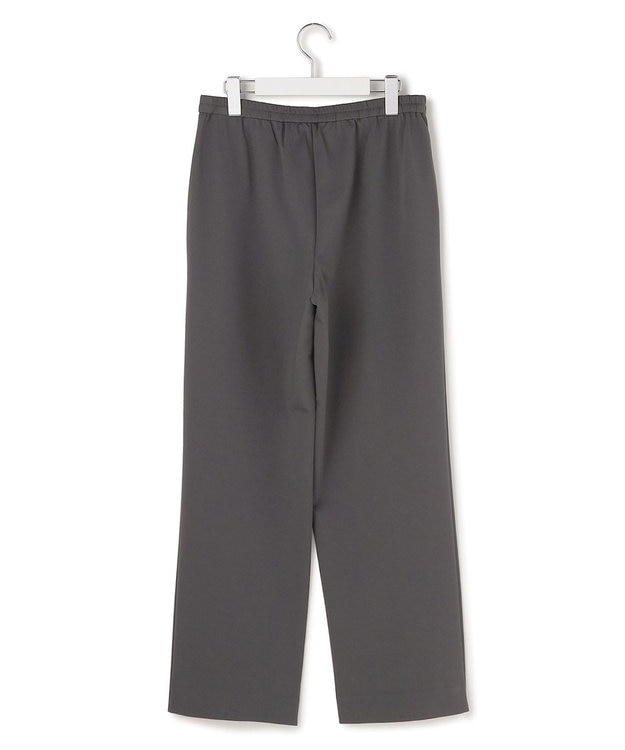 ICB ナイロンストレッチポンチ セミワイドパンツ チャコール