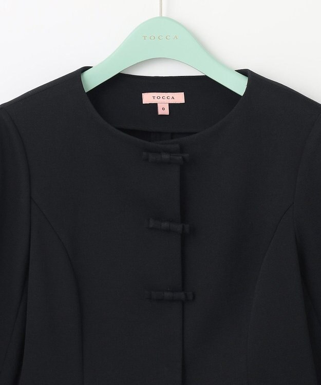 TOCCA 【消臭】PRESENT BOW ジャケット ブラック系