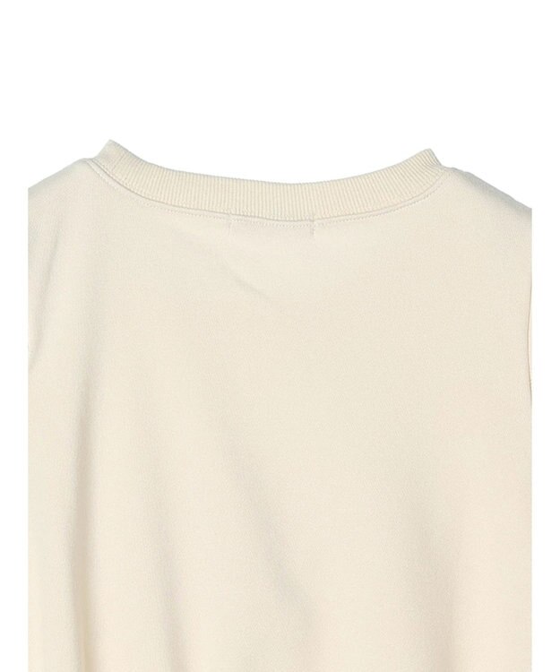 earth music&ecology ウラケロゴ短丈プルオーバー Ivory