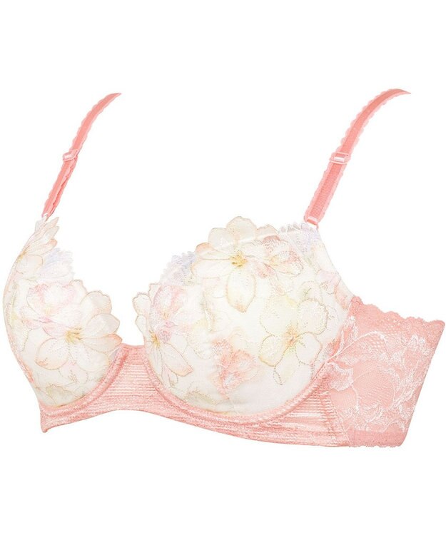 Wing ブラジャー 背中の段差をスムージング バストの脇流れをブロック 脇高設計(バック) 【後ろ姿きれいブラ】 ブラ KB2718 ウイング／ワコール ロマンピンク