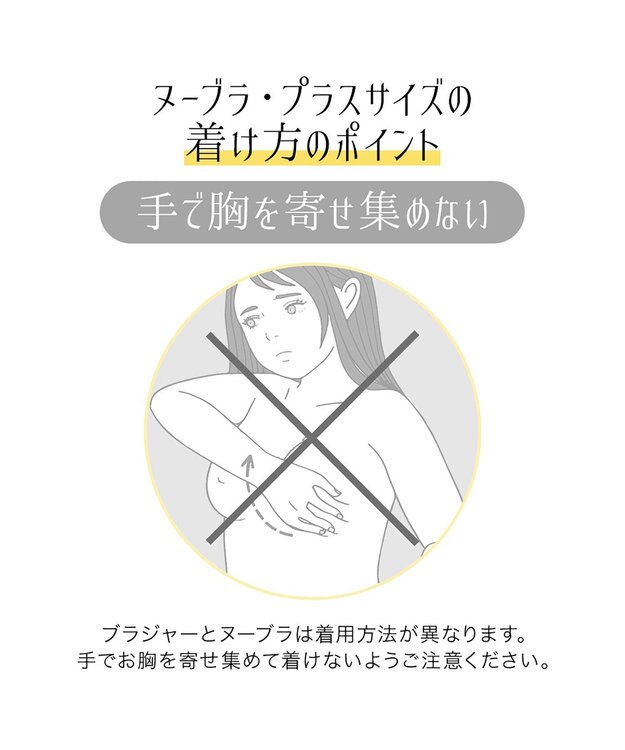 BRADELIS New York 【NuBra /コンパクトに整える・軽量】ヌーブラ・プラスサイズ 公式 グラマーさん向け ストラップレスでストレスフリーなブラ モカ