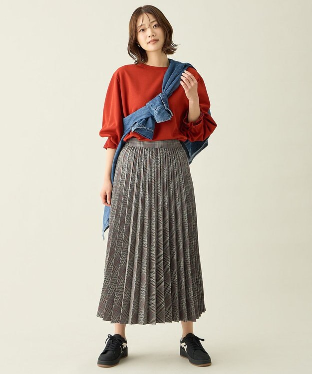 ANY コンフォータブルブラウス オレンジ