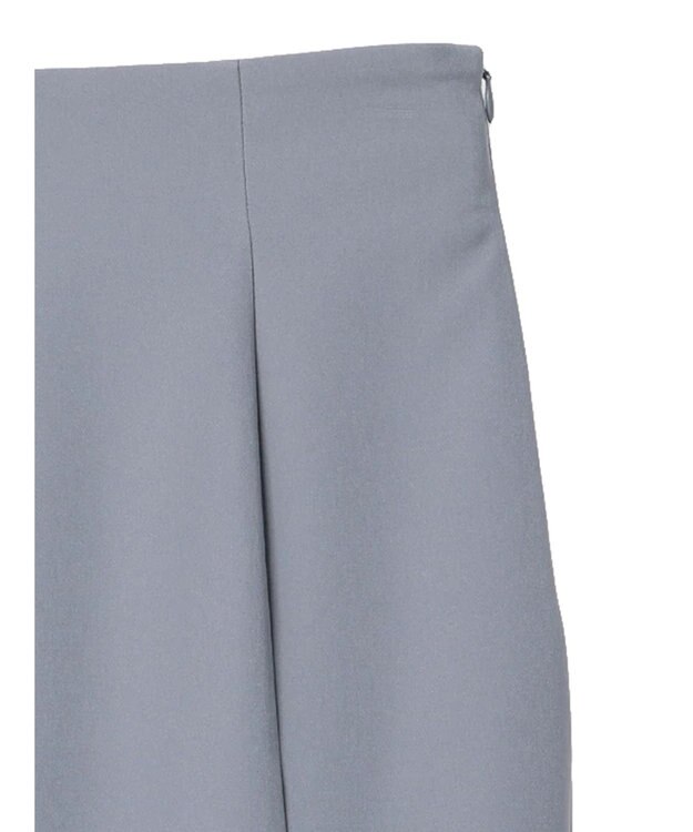 earth music&ecology ギャザー切替マーメイドスカート Grayish Blue