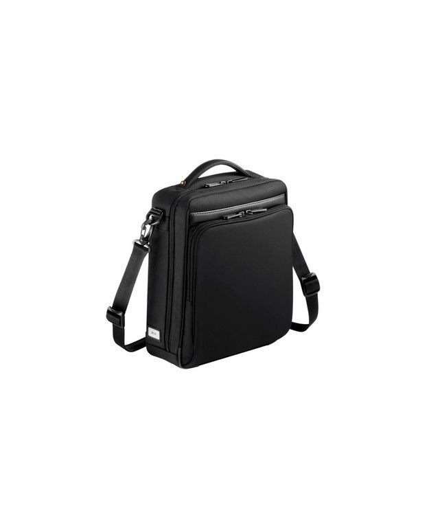 ACE BAGS & LUGGAGE ace. エース フレックスライト フィット 街歩きに。B5ノート、文庫本が入る、タテ型軽量ショルダーバッグ 54553 ブラック