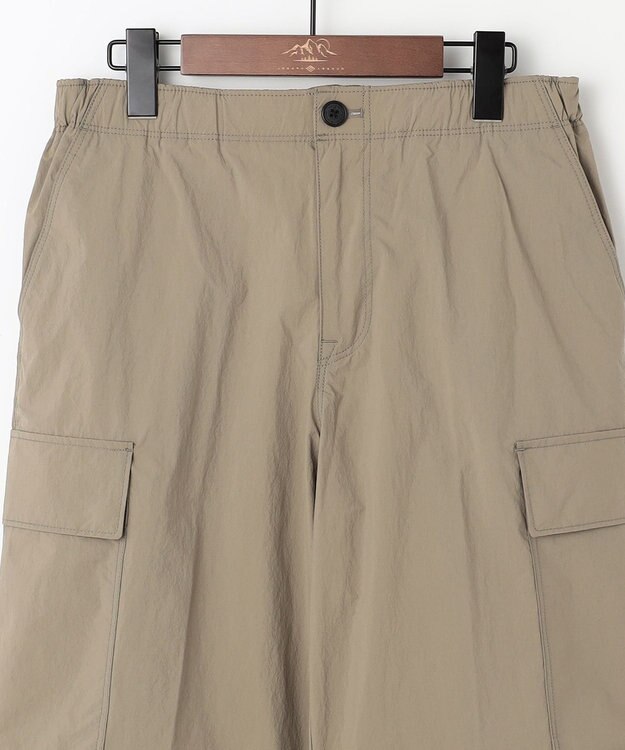 JOSEPH ABBOUD MOUNTAIN 【CREA掲載・レディースシルエット・ECO撥水/抗菌性/軽量】タスランワッシャー クライミングカーゴ パンツ ベージュ系