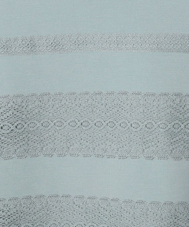 J.PRESS LADIES S アモーレポンチ レース カットソー ミント系