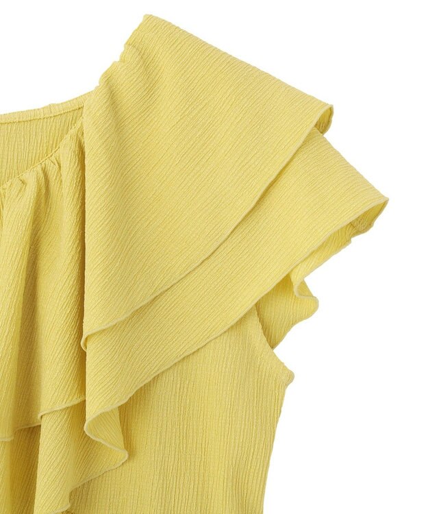 earth music&ecology ラッフルフリルワンピース Yellow