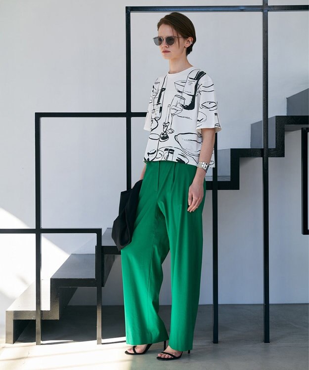 ICB 【30th ANNIVERSARY】 MILANO プリントTシャツ オフホワイト系