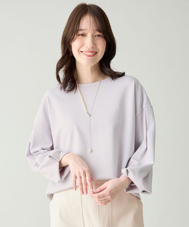 ANY タックスリーブプルオーバー ライトグレー