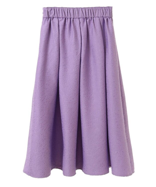 Green Parks ａ．ジャガードタックスカート Purple