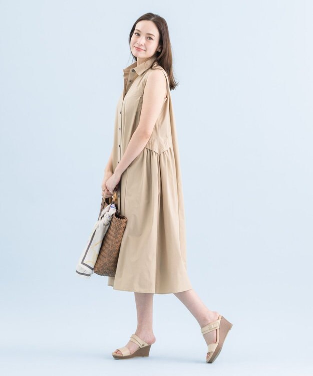 ONWARD Reuse Park 【組曲】ワンピース春夏 ベージュ