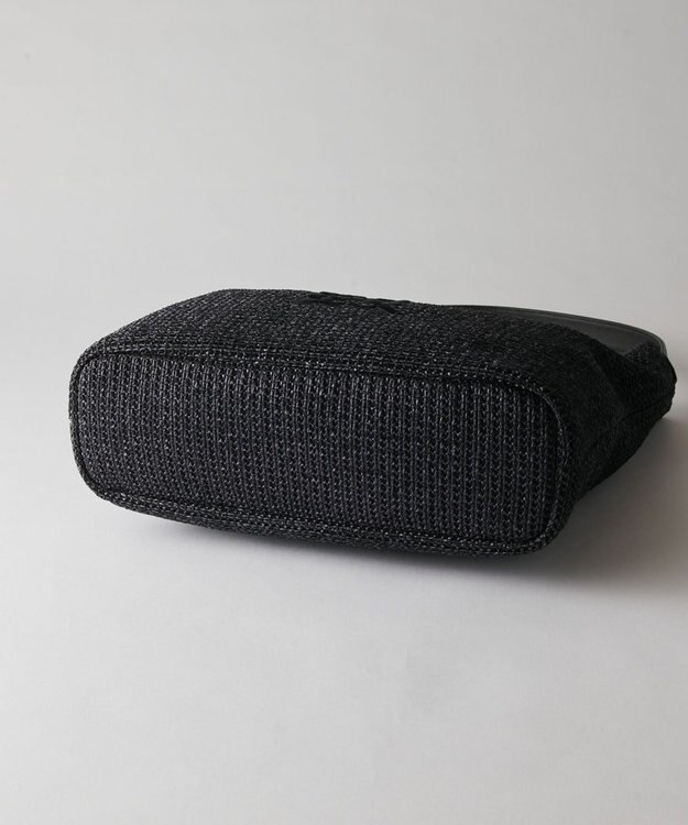 russet ナイロンラフィアワンショルダーバッグ(CE-1714) Black