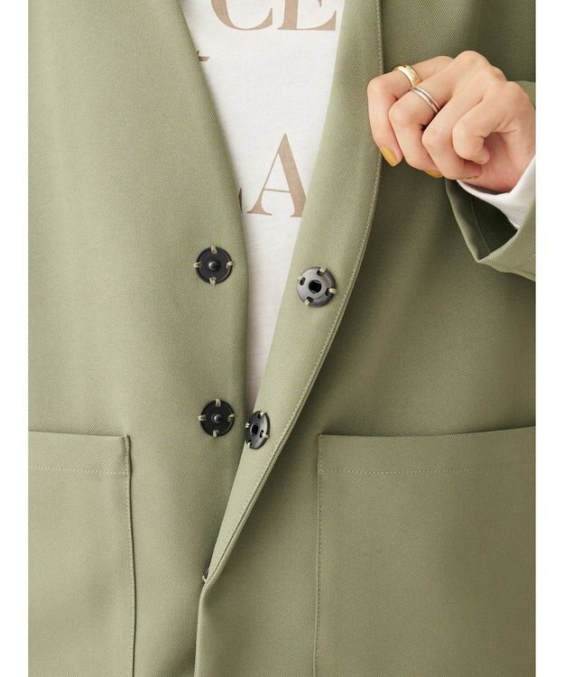 CRAFT STANDARD BOUTIQUE 【イージーケア】ＶネックカーディガンＪＫＴ Khaki