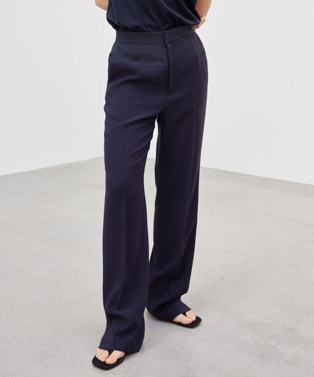 BEIGE， 【洗える】VOLTA / ストレートパンツ Navy