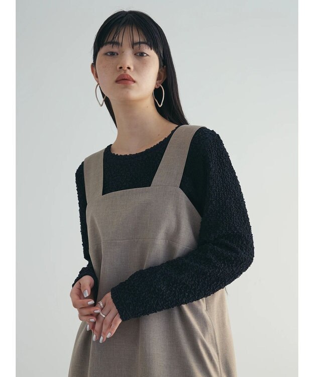 Green Parks armonia．コクーンシルエットジャンスカ Beige