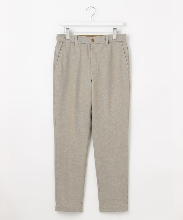 23区GOLF 【23Fondation/MEN】千鳥格子柄 ジャージーパンツ カーキ系3