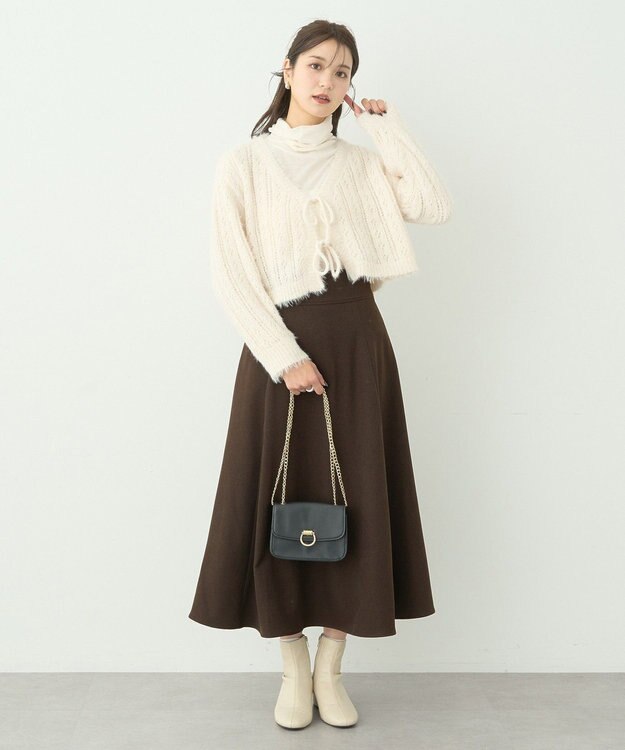 earth music&ecology シアードッキングタートルプルオーバー Ivory