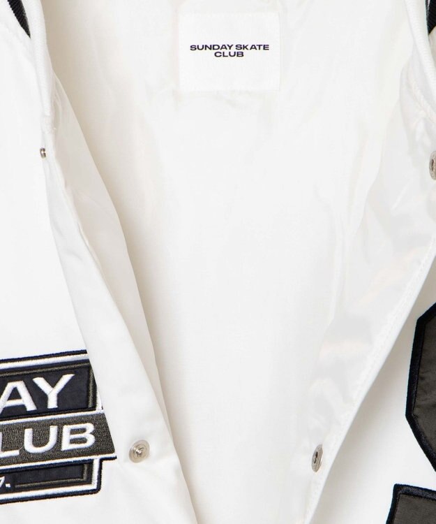 WEGO パテッドワッペンスタジャン ホワイト