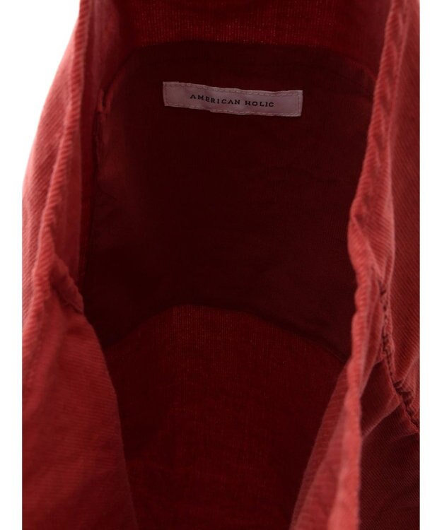 AMERICAN HOLIC コーデュロイフリルＢＡＧ Dark Pink