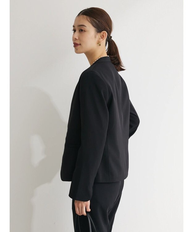 Green Parks ｅｆ－ｄｅ　ストレッチツイルカラーレスジャケット Black