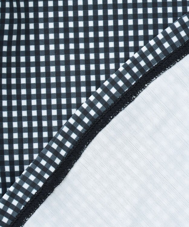 ANY SIS 【3SET】フレア スイムウェア ギンガム×ブラック