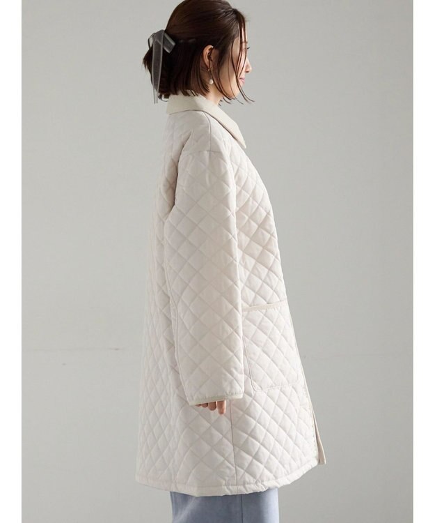 Te chichi キルティングミドルコート オフホワイト