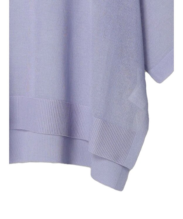 Green Parks シアーロゴニットプルオーバー Blue