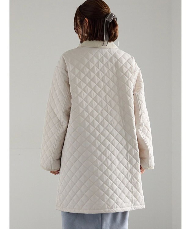Te chichi キルティングミドルコート オフホワイト