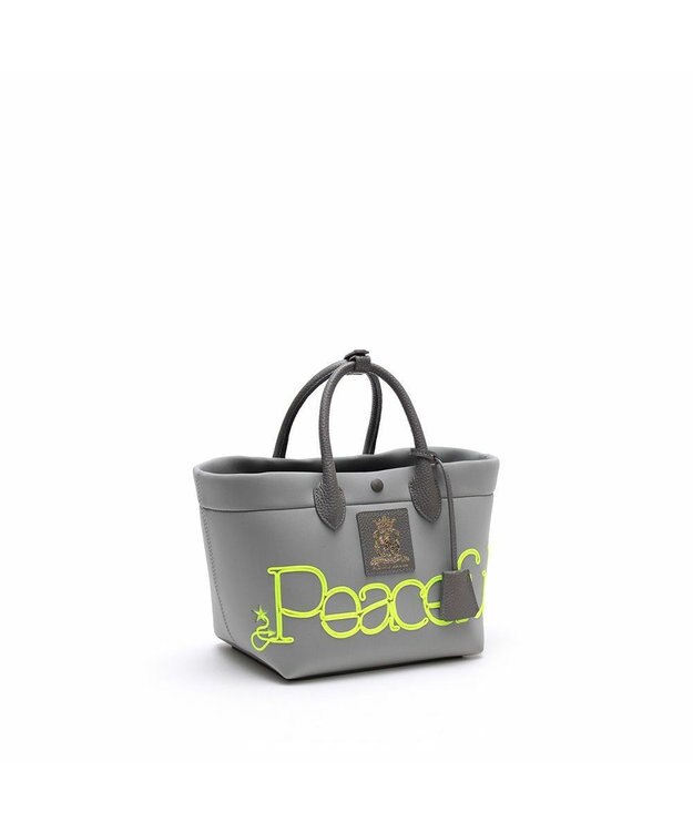 A.D.M.J. 【魔法の様に軽い】マジックライト/コード刺しゅうキューブトート21cm(Dカン付) GR/MA