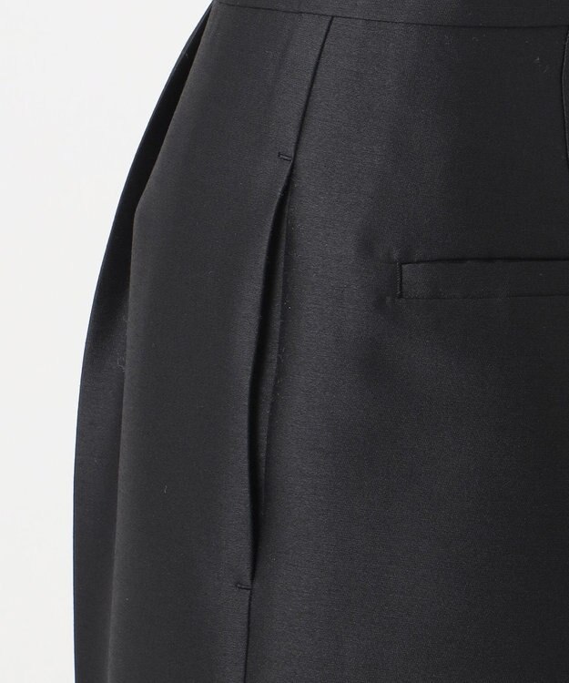 23区 S 【エステータ】シルクウールツイル パンツ ブラック系