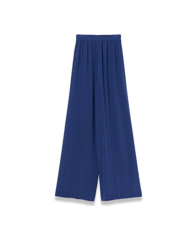 JOSEPH クレープ ド ソワ　トラウザーズ Cobalt