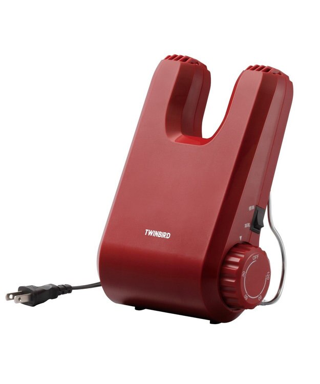 YAMATO テーブル＆キッチン 【TWINBIRD】くつ乾燥機  レッド  SD-4546R レッド