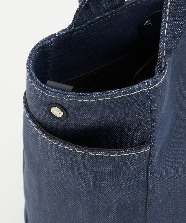 russet 【刺繍モノグラム】デニム2WAYトートバッグ(CE-1772) Indigo