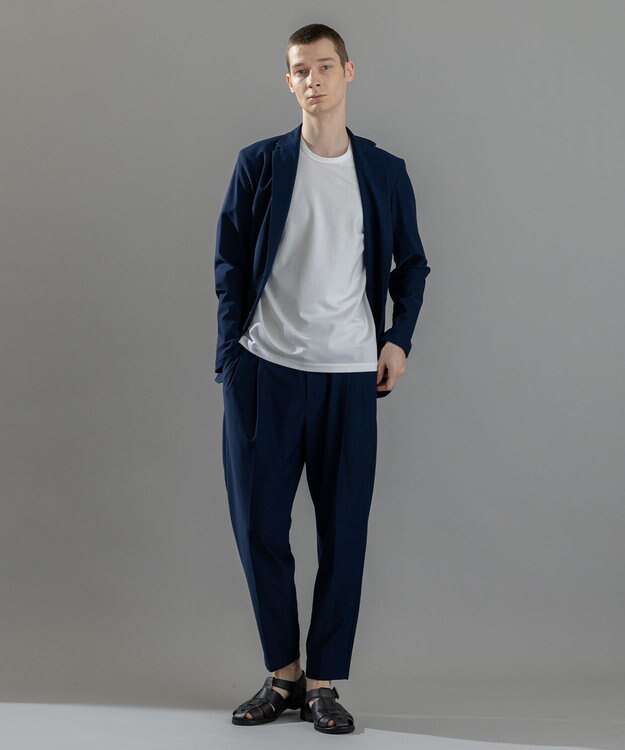 JOSEPH HOMME 【新素材】クリアコットンカノコ　クルーネックTシャツ ホワイト系