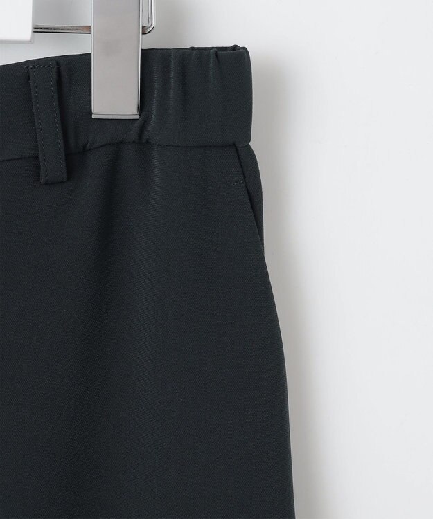 自由区 【セットアップ対応・洗える】トリアセダブルクロス ワイドパンツ ネイビー