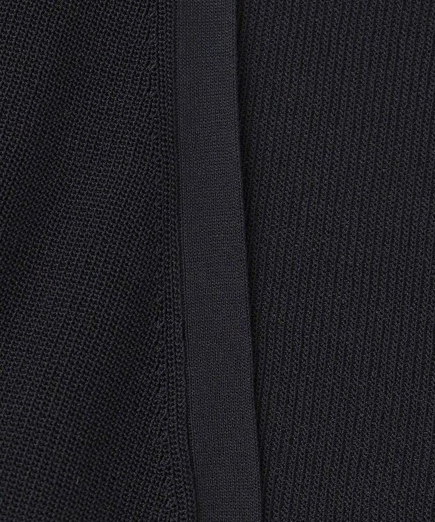 ANY SIS 【接触冷感・UVケア】ショートレングス畔 カーディガン ブラック