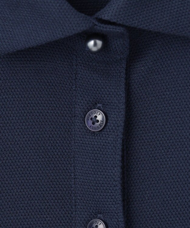 23区GOLF 【WOMEN】【UVケア】カラーシャツ ネイビー系