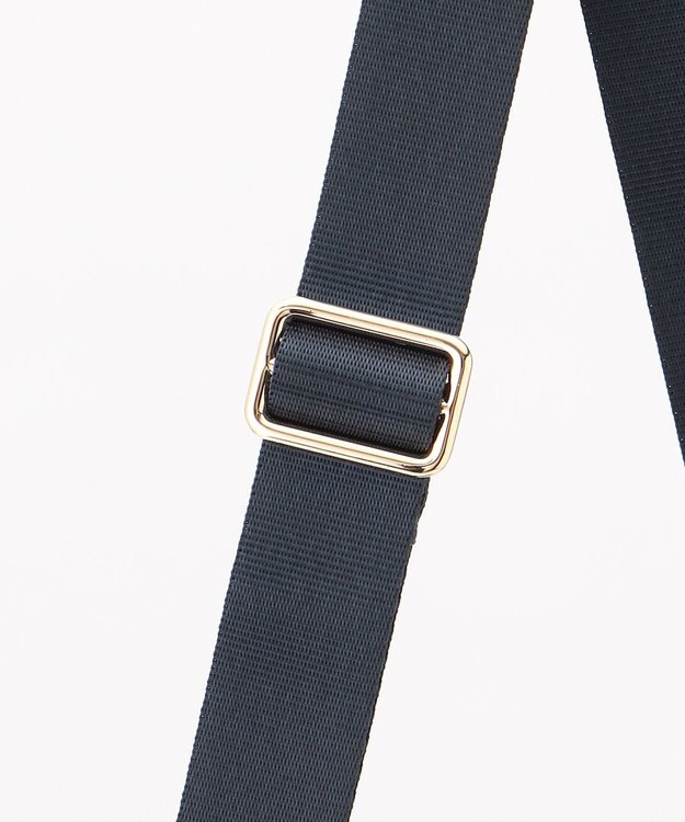 LA BAGAGERIE ポリエステルキャンバス　タックショルダー ネイビー