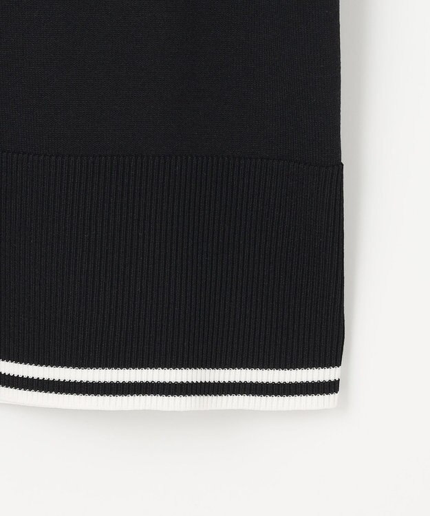 組曲 フラワーメタル ニット カーディガン ブラックベース