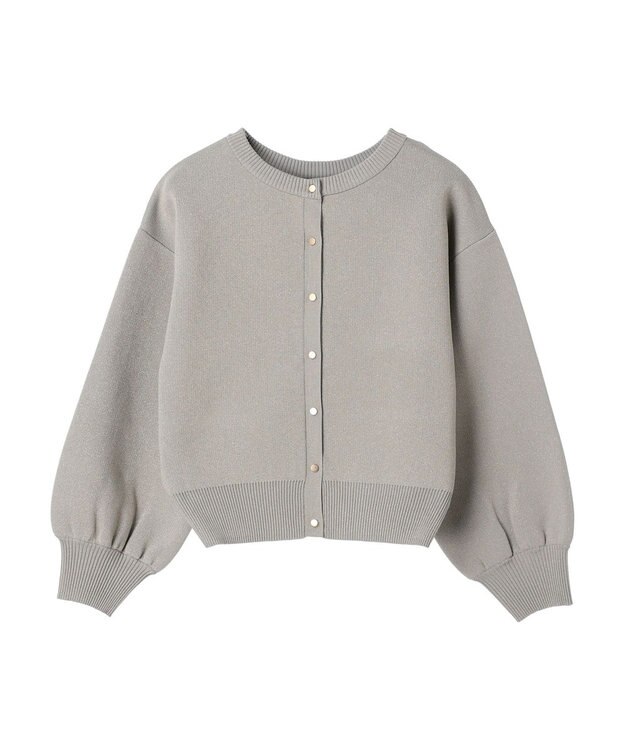 Green Parks ・ＥＬＥＮＣＡＲＥ　ＤＵＥ　２ｗａｙ　ラメカーディガン Gray