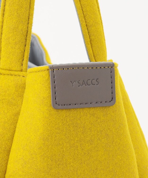 Y'SACCS フェルトトート　Sサイズ イエロー【WEB限定カラー】